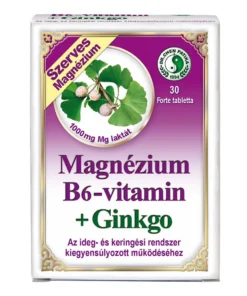 Dr. Chen Magnézium B6-vitamin + ginkgo tabletta - 30 db