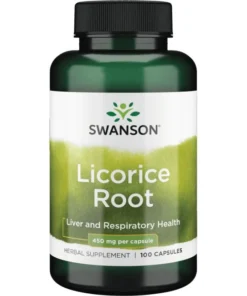 Swanson Licorice (édesgyökér) - 100 db kapszula
