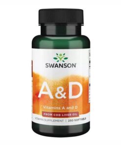Swanson A&D vitamin halolajból - 250 db kapszula
