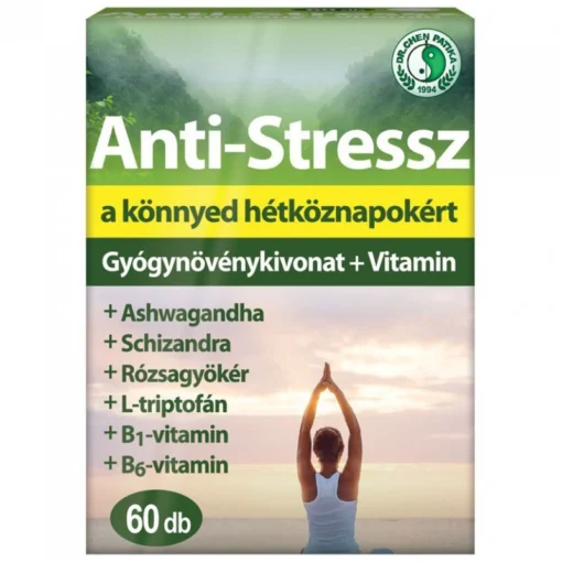 Dr. Chen Anti-stressz gyógynövény+vitamin kapszula - 60 db