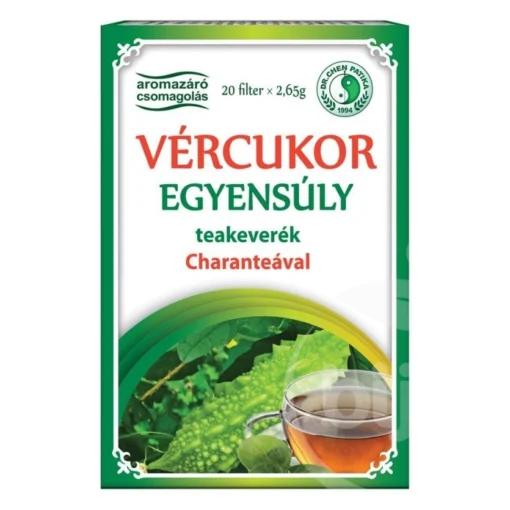 Dr. Chen Vércukor egyensúly filteres tea – 20 filter