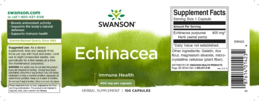 Swanson Echinacea - 100 db kapszula - Image 2