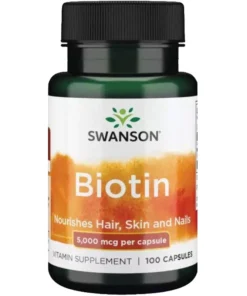 Swanson Biotin - 100 db kapszula