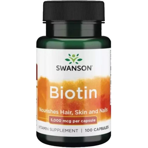 Swanson Biotin - 100 db kapszula
