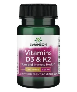 Swanson D3+K2 vitamin - 60 db kapszula