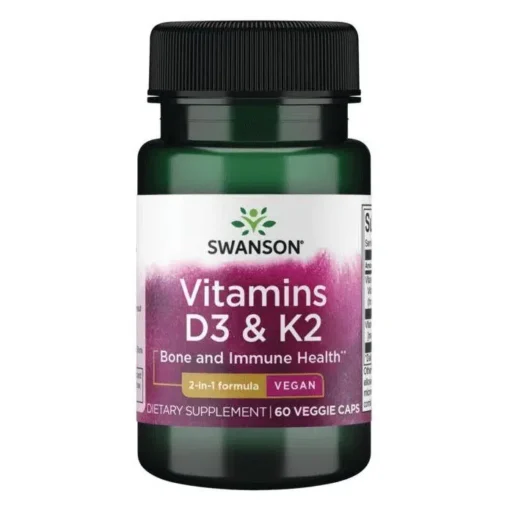 Swanson D3+K2 vitamin - 60 db kapszula