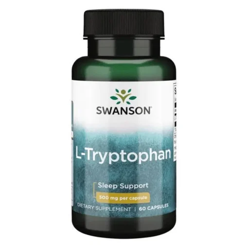 Swanson L-tryptophane (az 5htp előanyaga) - 60 db kapszula